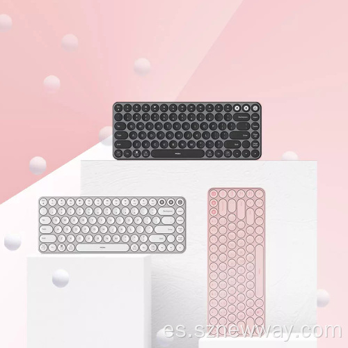 Teclado MIIIW de modo dual con 85 teclas para portátil inalámbrico